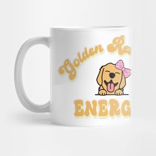 golden retriever girlfriend Mug